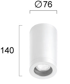 Outdoor Ceiling Spot Light MELINDA IP54 Viokef