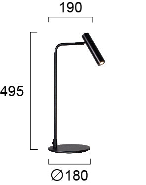 LED Modern Table and Floor Lamp Clio VIOKEF