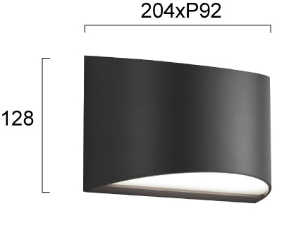 LED Outdoor Wall Lamp Fun IP65 VIOKEF