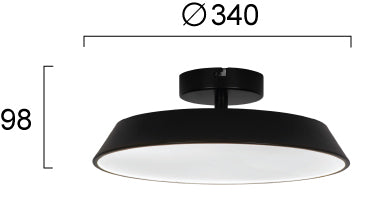 LED Modern Pendant and Ceiling Lamp FLAT Viokef