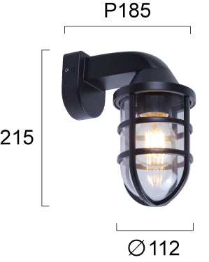 Outdoor Wall Lamp CAP IP54 / IP44 VIOKEF