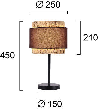 Modern Bamboo Lamp RIVIERA VIOKEF