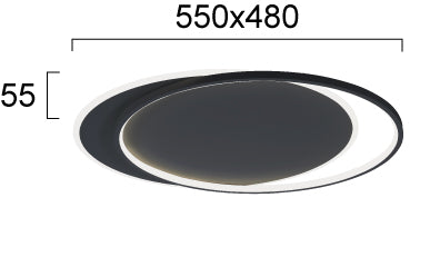 LED Modern Ceiling Lamp EVELYN Viokef