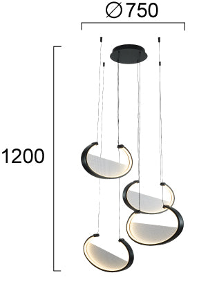 LED Modern Pendant and Table Lamp ADELE Viokef