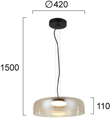 LED Modern Pendant Lamp SIMPLE Viokef