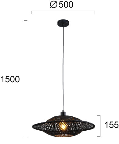 Modern Pendant and Table   Lamp ILANGA VIOKEF