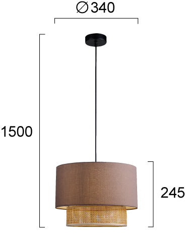 Modern Pendant and Table Lamp RIKA Viokef