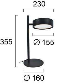 LED Modern Table and Floor Lamp ONLY VIOKEF