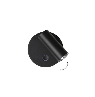 Wall Light Black Tara – Viokef