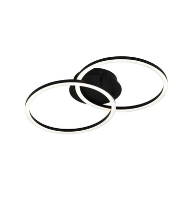 Ceiling Light 2/L Black Livia – Viokef
