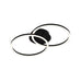 Ceiling Light 2/L Black Livia – Viokef