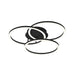 Ceiling Light 3/L Black Livia – Viokef