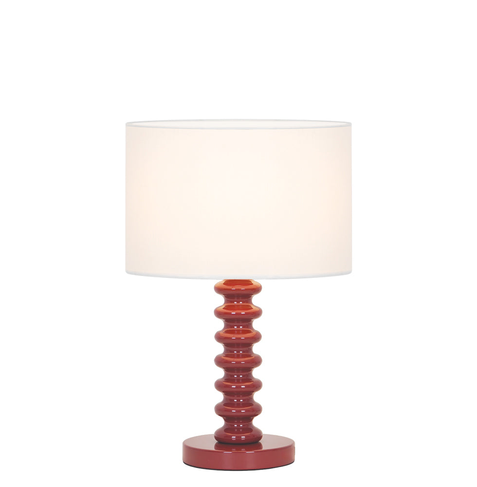 Table Lamp Dark Red Viridi – Viokef