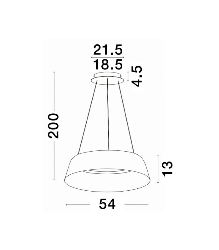 LED Modern Lamp ALBA Triac Dimmable NOVA LUCE