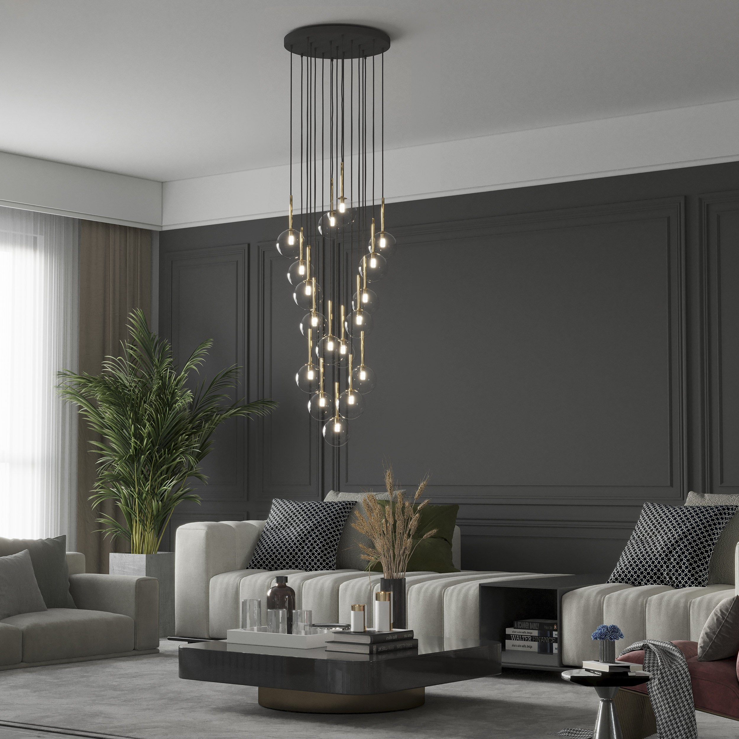 Modern Pendant Lamp AURORA/NILOS TK LIGHTING