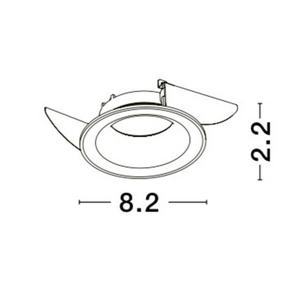 Downlight Recessed Spots GU10 NOVA LUCE