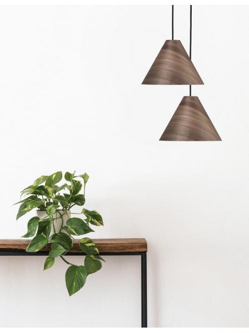 Pendant  Walnut Wood Lamp WERA  NOVA LUCE