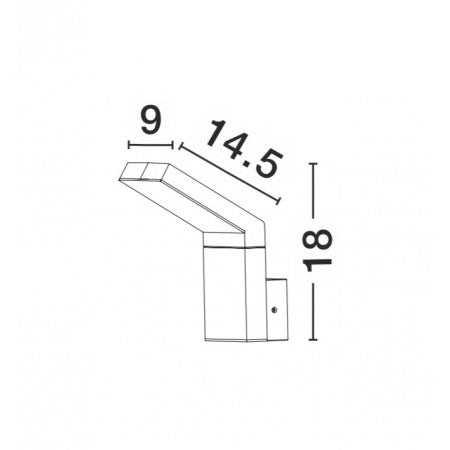 LED Outdoor Lamp PARK IP54 NOVA LUCE