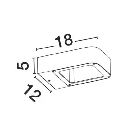 LED Outdoor Lamp ACQUA IP54 NOVA LUCE