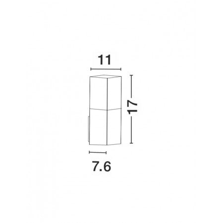 Outdoor Lamp STICK IP54 NOVA LUCE