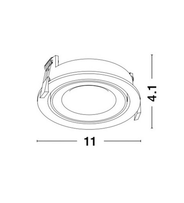 Downlight Recessed Spots  GU10 ENZO NOVA LUCE