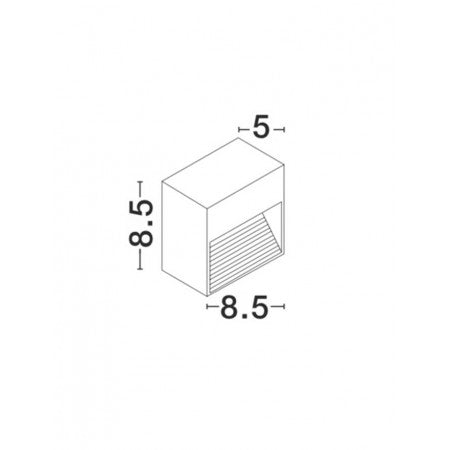 LED Outdoor Step Lamp KRYPTON IP54 NOVA LUCE