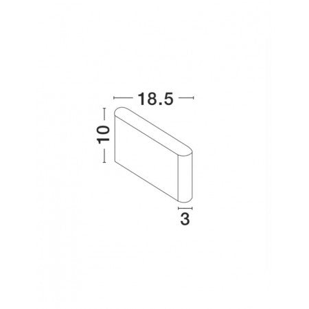 LED Outdoor Wall Lamp SOHO IP54 NOVA LUCE