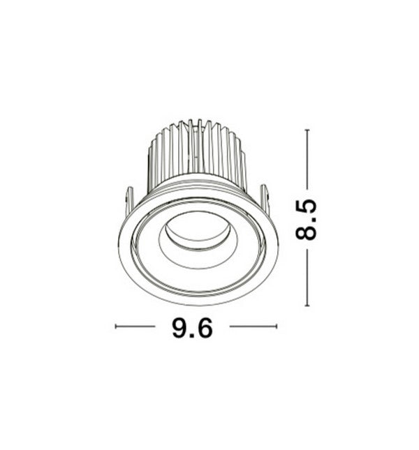 LED Downlight Recessed Spots MEA NOVA LUCE