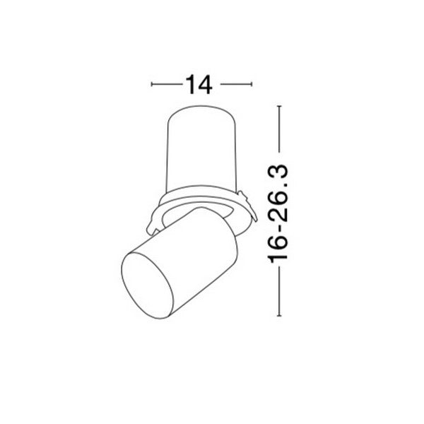 LED Downlight Recessed Spots JUNO NOVA LUCE