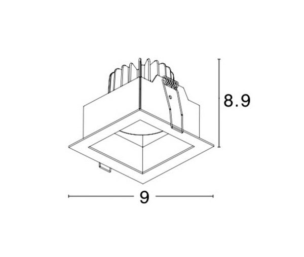 LED Downlight Recessed Spots OLBIA IP44  NOVA LUCE