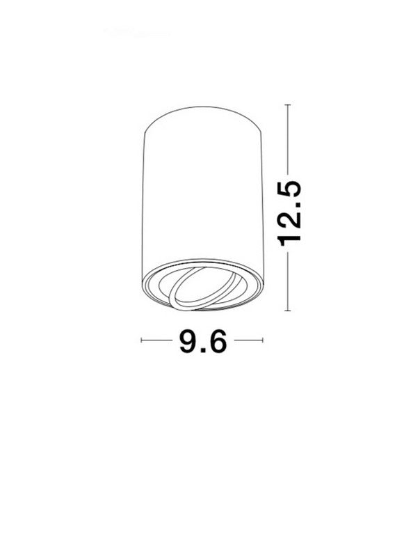 Surface Downlight GU10 GOZZANO Nova Luce