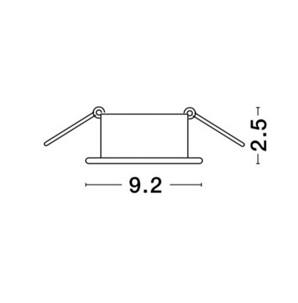 Downlight Recessed Spots  GU10 ENZO NOVA LUCE