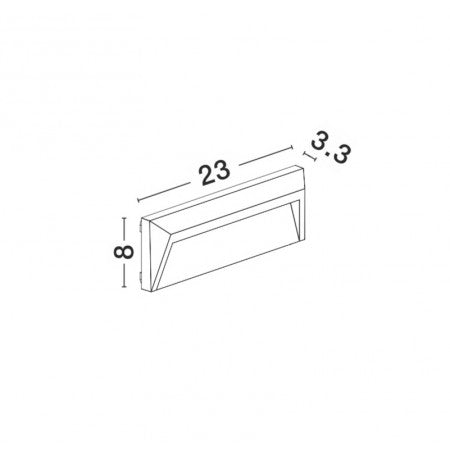 LED Outdoor Step Lamp LUTON IP65 NOVA LUCE