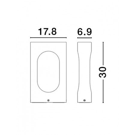 LED Outdoor Lamp PORTAL  IP54 NOVA LUCE