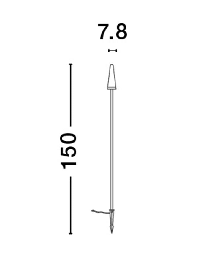 LED Outdoor Lamp MABEL IP54 NOVA LUCE