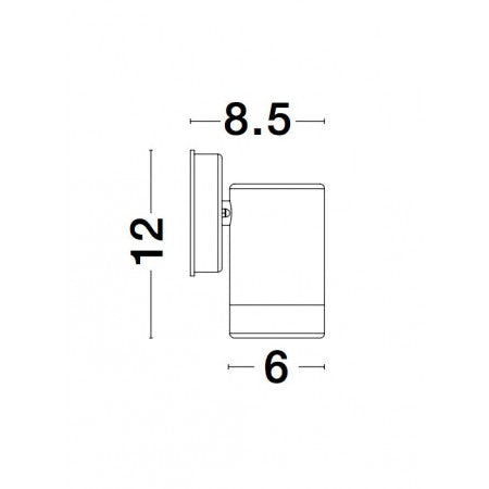 Outdoor Wall Lamp LIMBIO IP44 NOVA LUCE