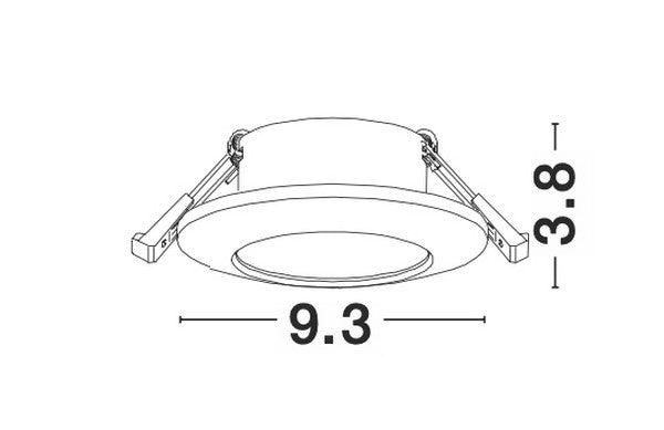 Downlight Recessed Spots  GU10 TEX IP44 NOVA LUCE