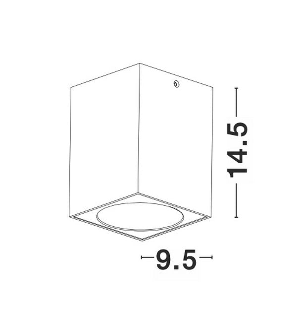 Surface Downlight GU10 NIDO Nova Luce