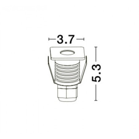 LED Outdoor Recessed Step Lamp BANG  Waterproof IP67 NOVA LUCE