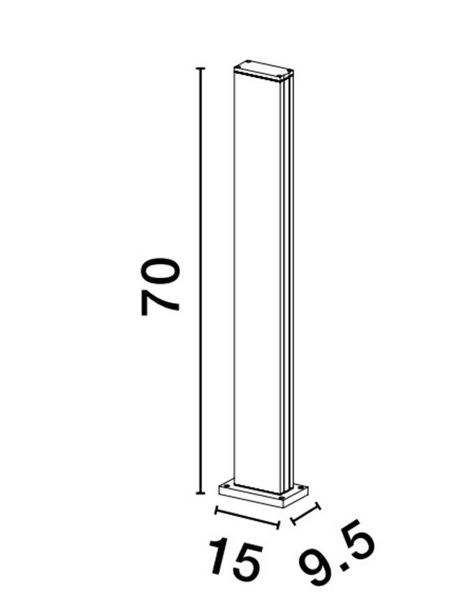 LED Outdoor Lamp MINOT IP54 NOVA LUCE