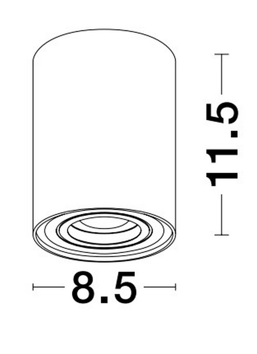 Surface Downlight GU10 ULTY Nova Luce