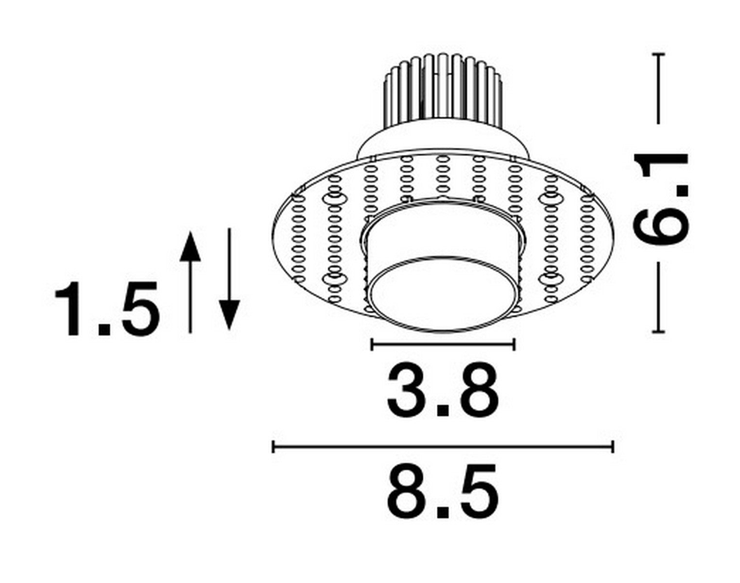 LED Downlight Recessed Spots SELENE NOVA LUCE