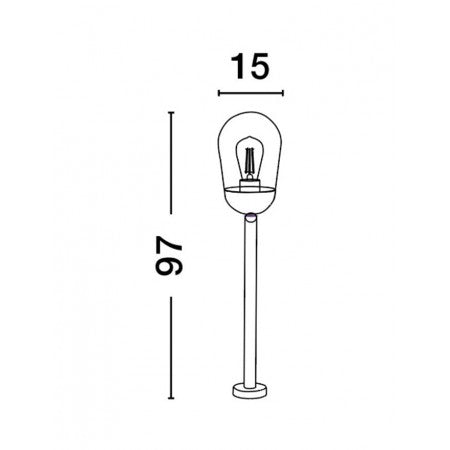 Outdoor Lamp OMIKA IP54 NOVA LUCE