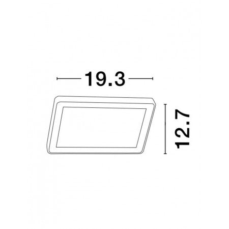 LED Outdoor Wall Lamp NOBU IP65 NOVA LUCE