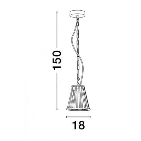 LED Outdoor Lamp CARINA IP65 NOVA LUCE