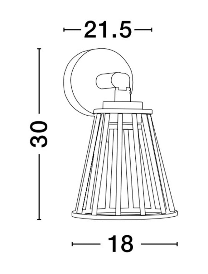 LED Outdoor Lamp CARINA IP65 NOVA LUCE