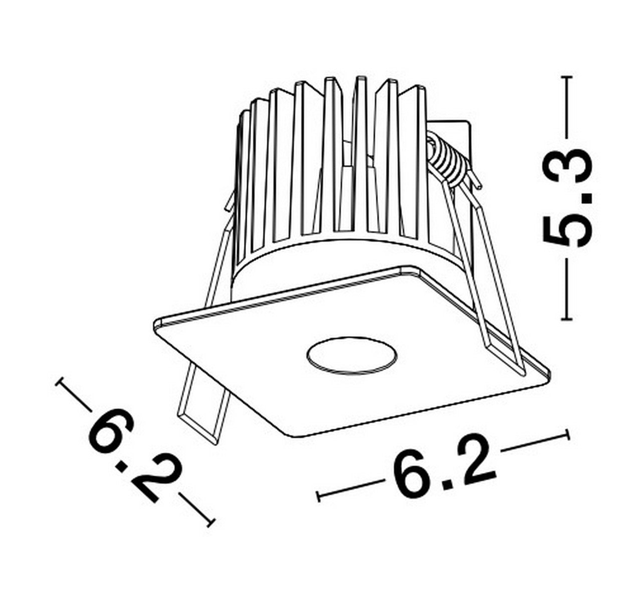 LED Downlight Recessed Spots ONO NOVA LUCE