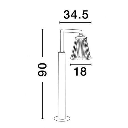 LED Outdoor Lamp CARINA IP65 NOVA LUCE