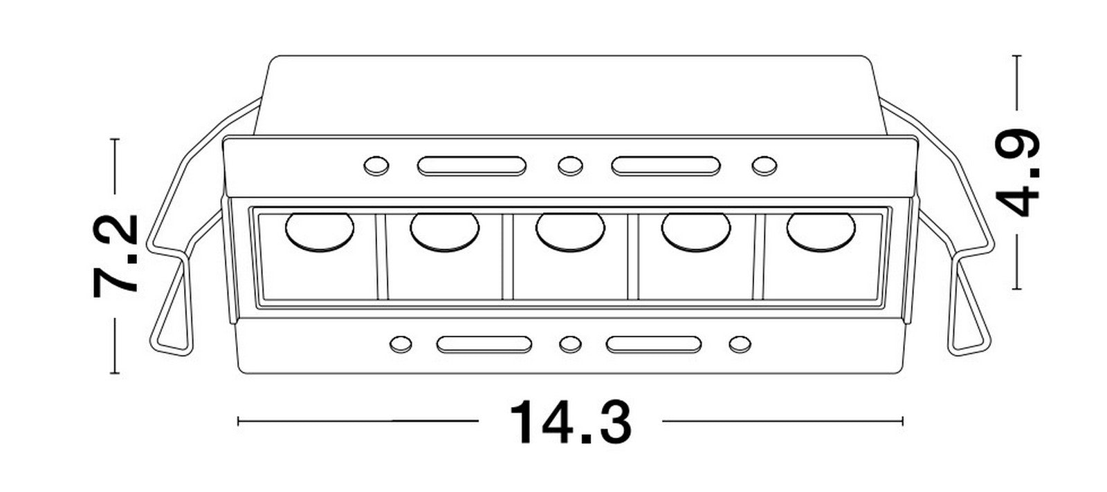 LED Downlight Recessed Spots AKIRA NOVA LUCE