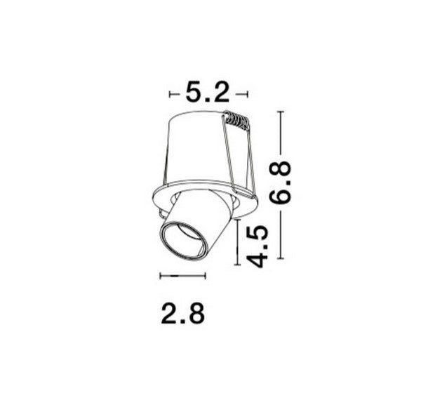 LED Downlight Recessed Spots DESERT NOVA LUCE